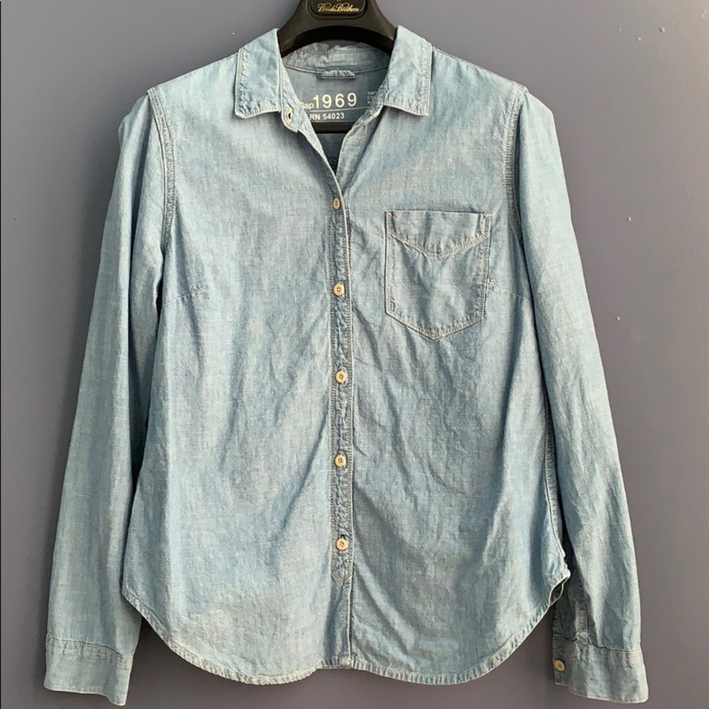 Blue Jean Button-Down